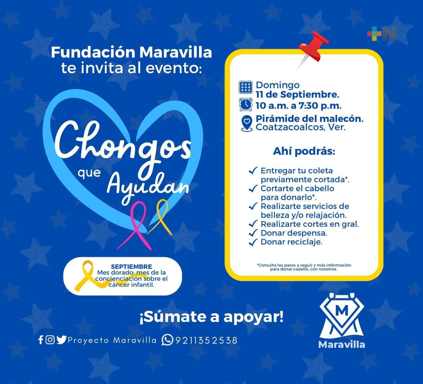 Realizarán evento para donación de trenzas de cabello para  pelucas oncológicas en Coatza