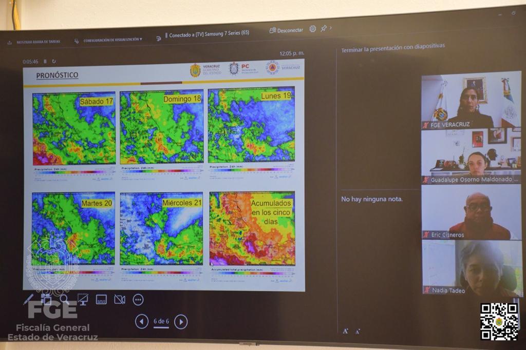 Fiscal General se solidariza con afectados por las lluvias en el estado
