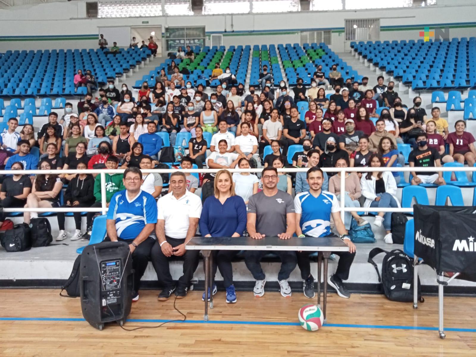 Realizan la Copa Halcón 2022, interfacultades de Voleibol Sala