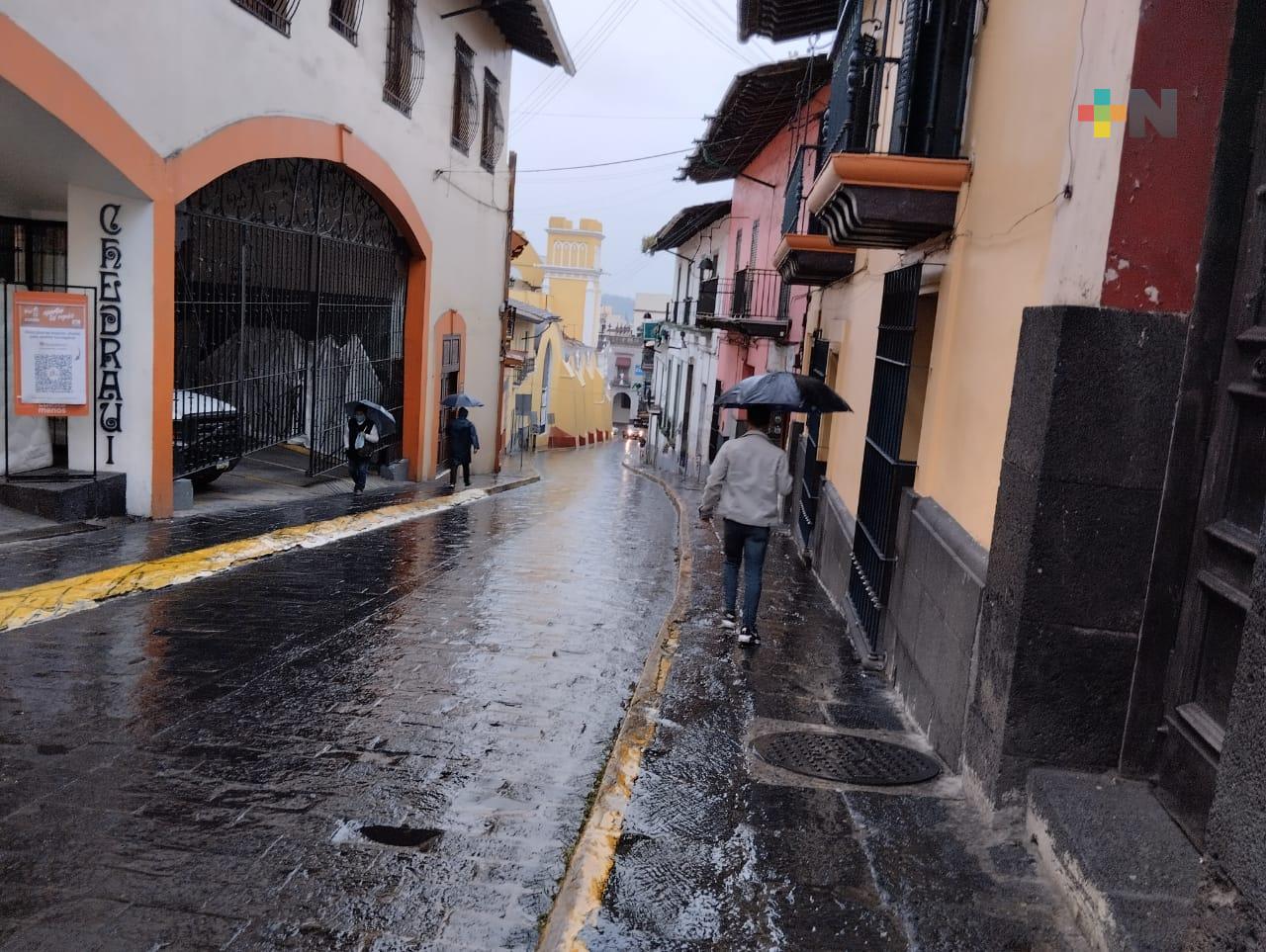 Continúan lluvias fuertes en toda la entidad veracruzana