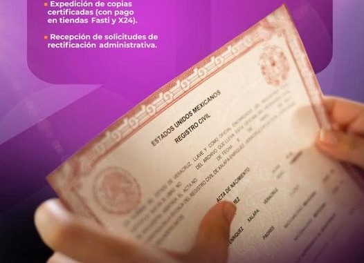 Trabajan en modernizar procesos del Registro Civil y Registro Público de la propiedad