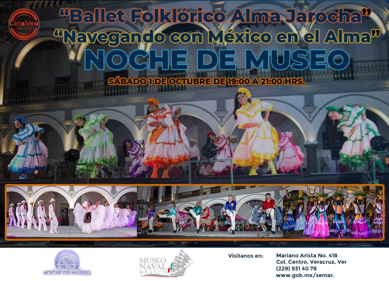 Secretaría de Marina anuncia Noche del Museo para el primero de octubre