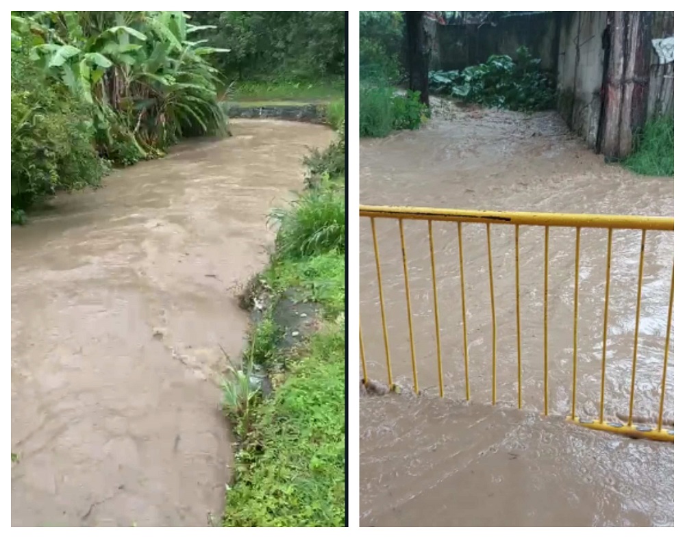 Provocan intensas lluvias desbordamiento de ríos Carneros y Papas en Xalapa