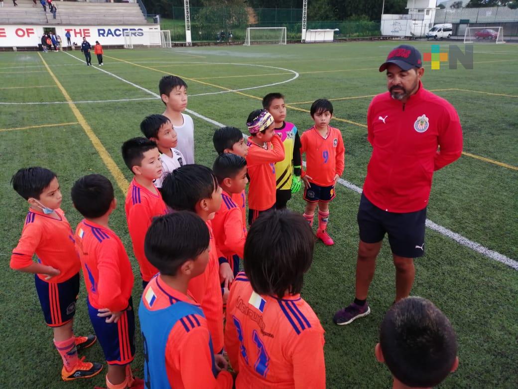 Las Chivas destacan el gran talento veracruzano de futbol infantil y juvenil