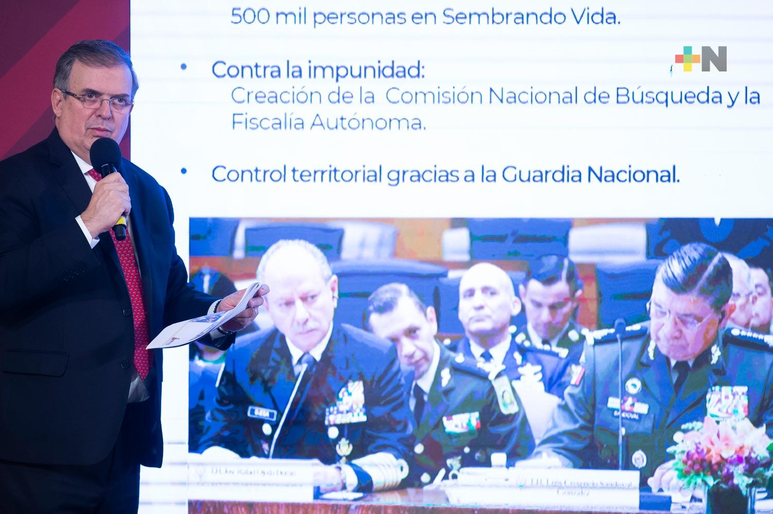 México y Estados Unidos constatan avances en seguridad: Marcelo Ebrard