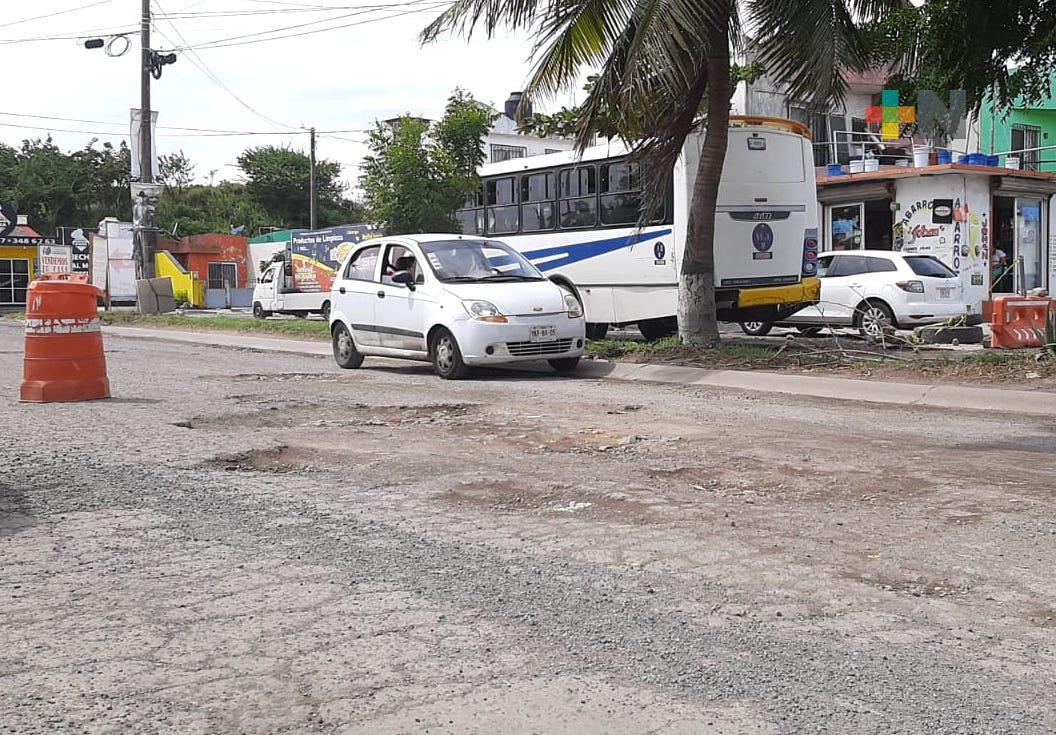 Baches incrementan trabajo de vulcanizadora en el puerto de Veracruz