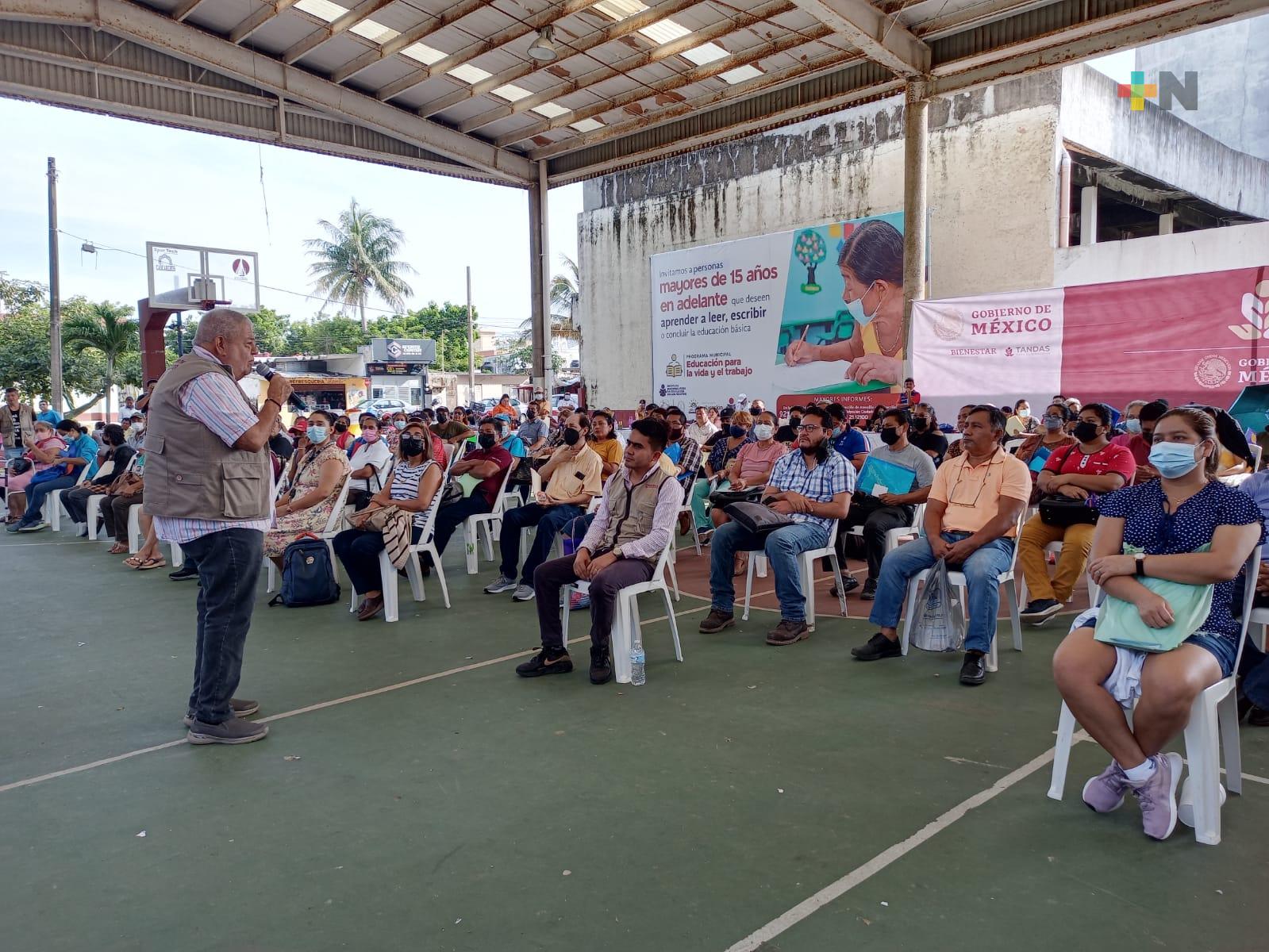 Pagan 212 Tandas para el Bienestar en Coatzacoalcos