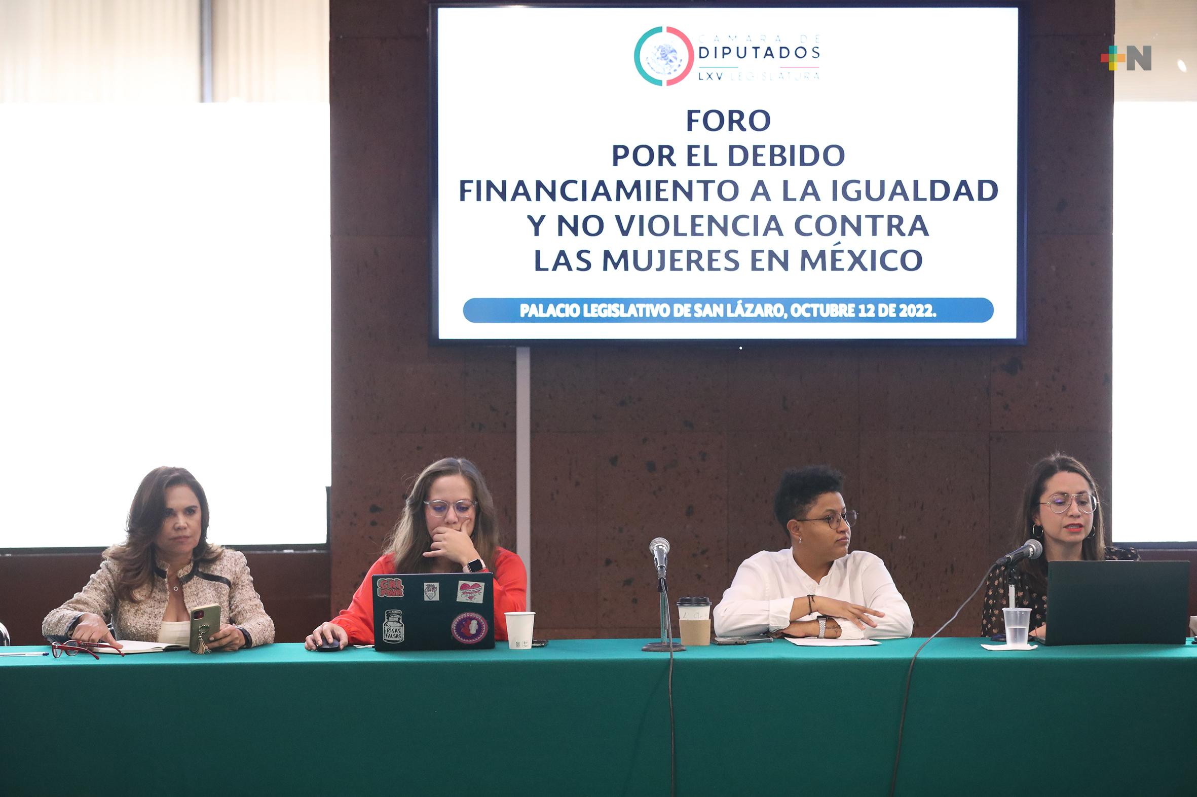 Concluye foro “Por el debido financiamiento a la igualdad y no violencia contra las mujeres en México”