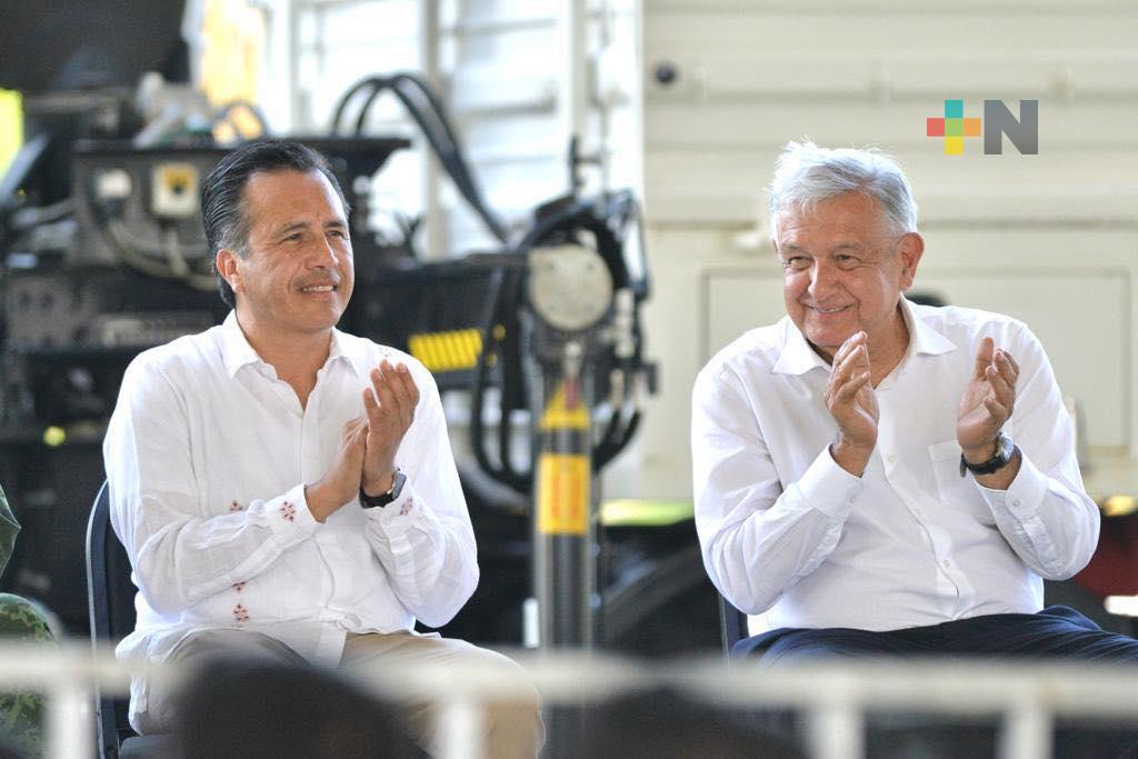 Cuitláhuac es un buen gobernador, gente honesta, afirma el presidente López Obrador