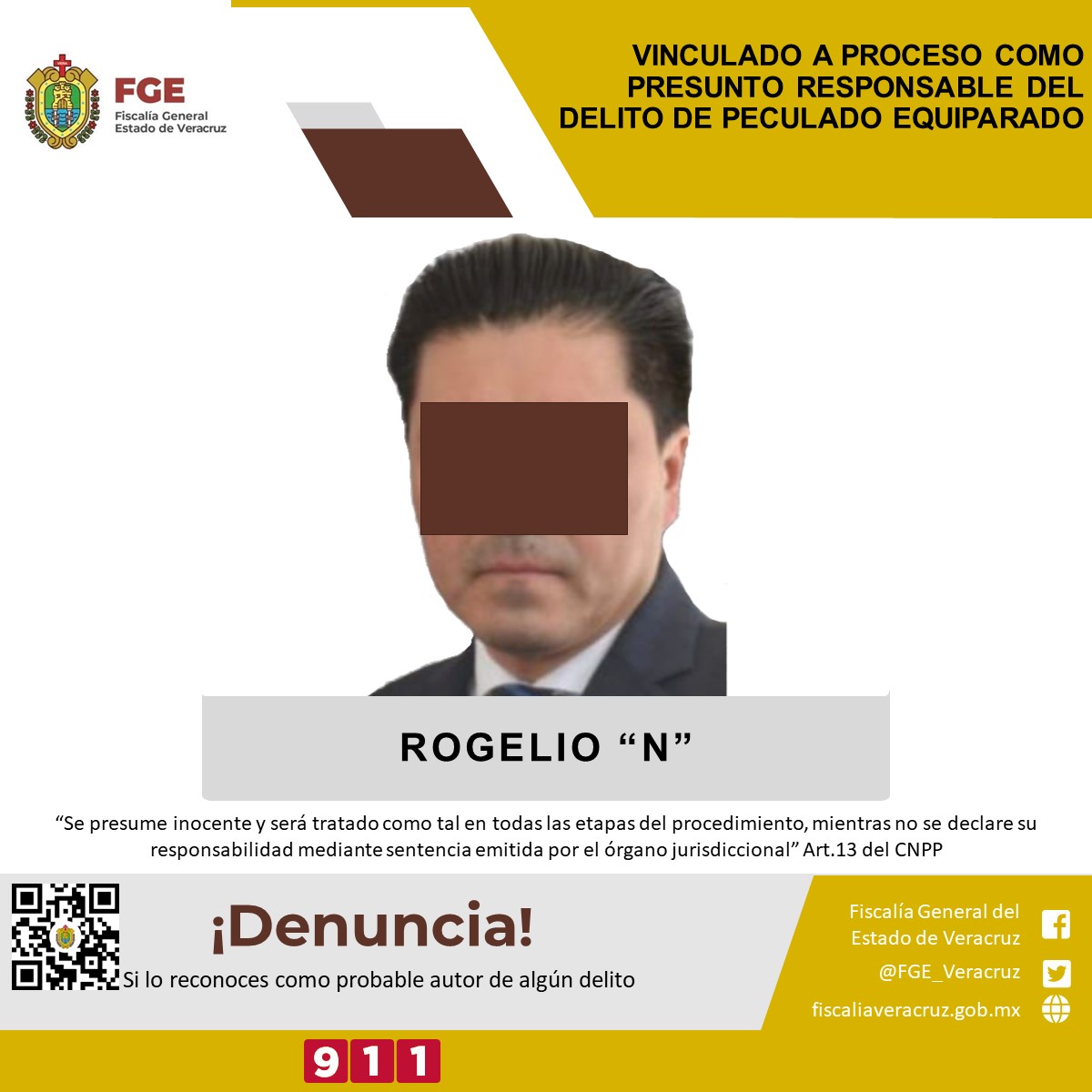 Vinculan a proceso a ex secretario de Gobierno Rogelio “N”