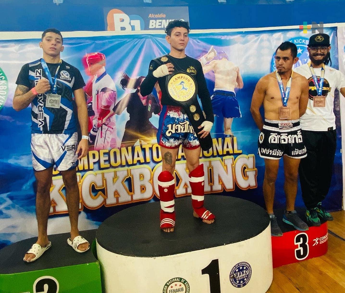 Agustín Guzmán es subcampeón nacional de Kickboxing 2022
