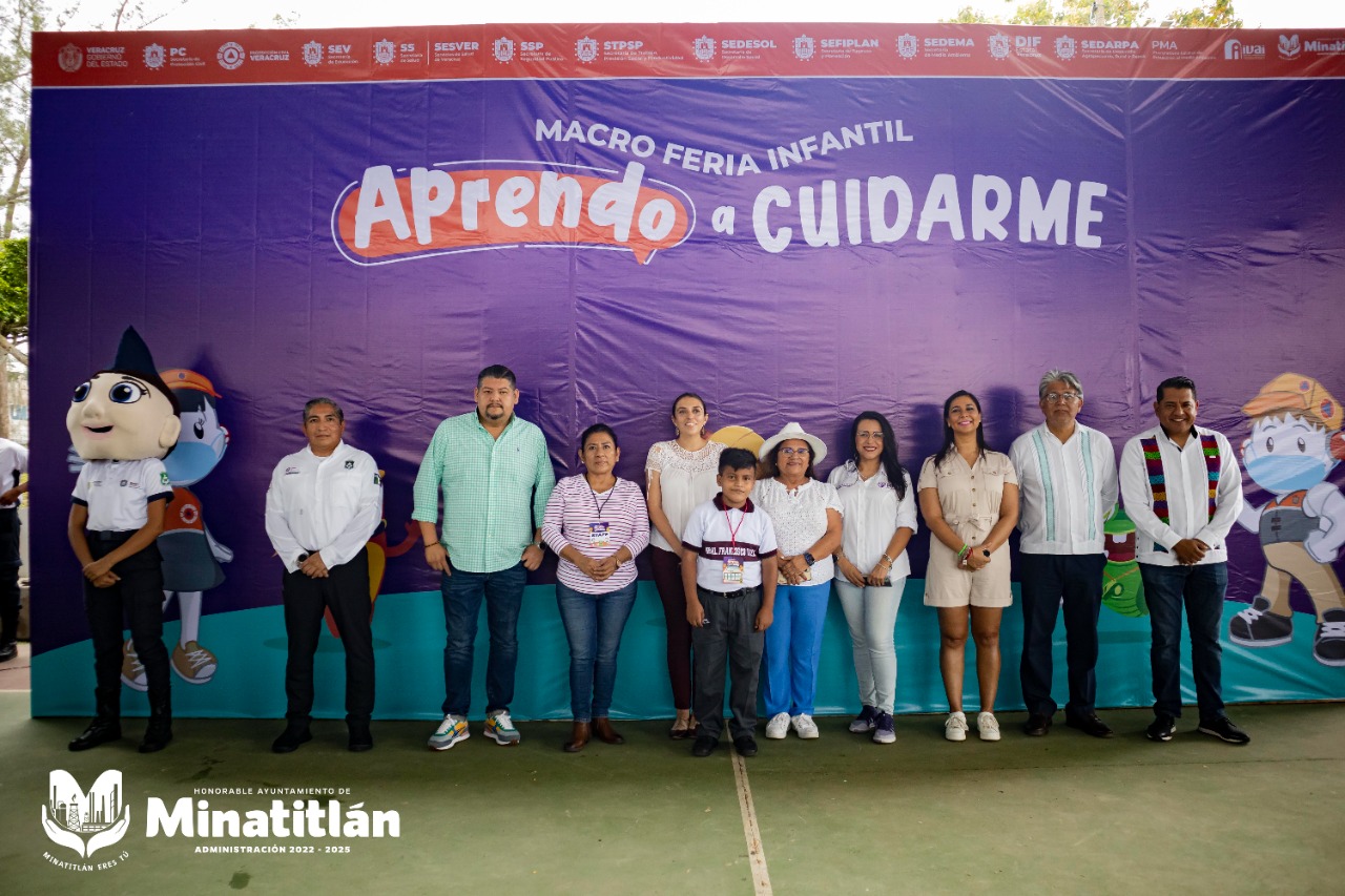 Inaugura Carmen Medel Palma macro feria infantil “Aprendo a Cuidarme”