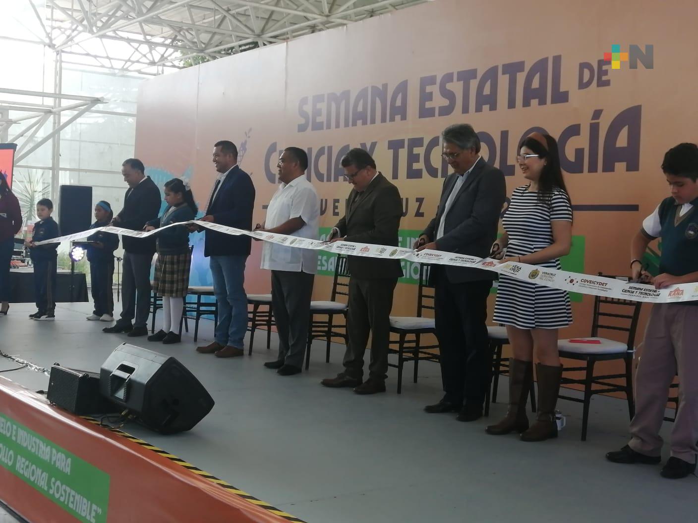 Inauguran la Semana Estatal de Ciencia y Tecnología Veracruz 2022 en Xalapa