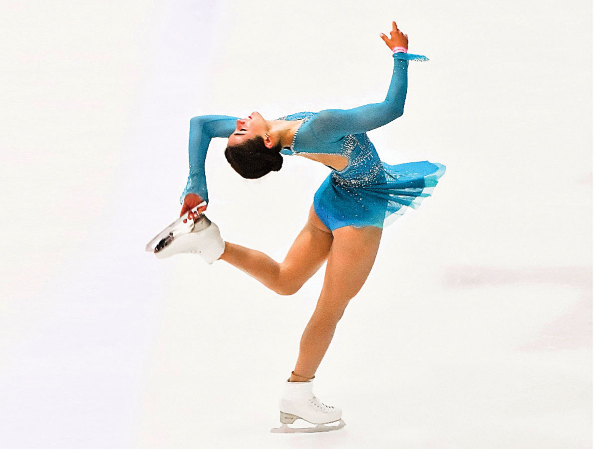 Patinadora Andrea Astrain cierra ciclo juvenil en Grand Prix de Polonia
