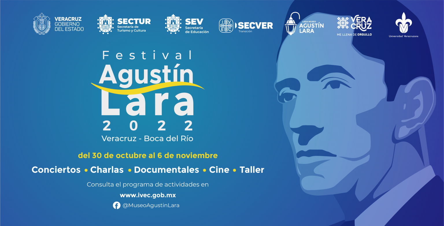 Presenta IVEC el Festival Agustín Lara 2022