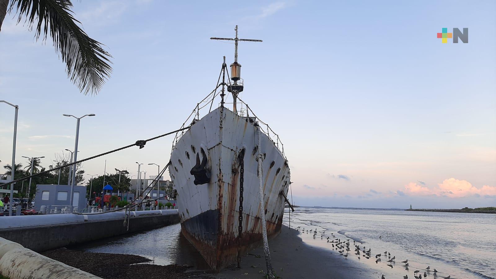 Autoriza Congreso al gobierno estatal a enajenar buque donado desde 2002