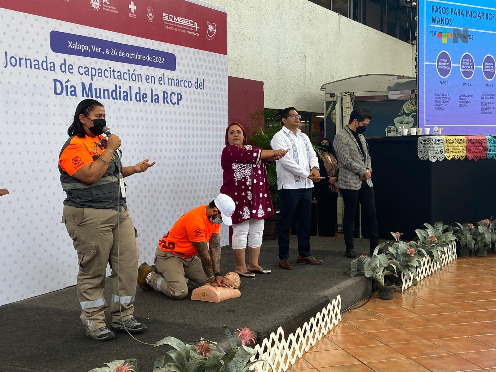 SEV promueve capacitación asesorada en reanimación cardiopulmonar