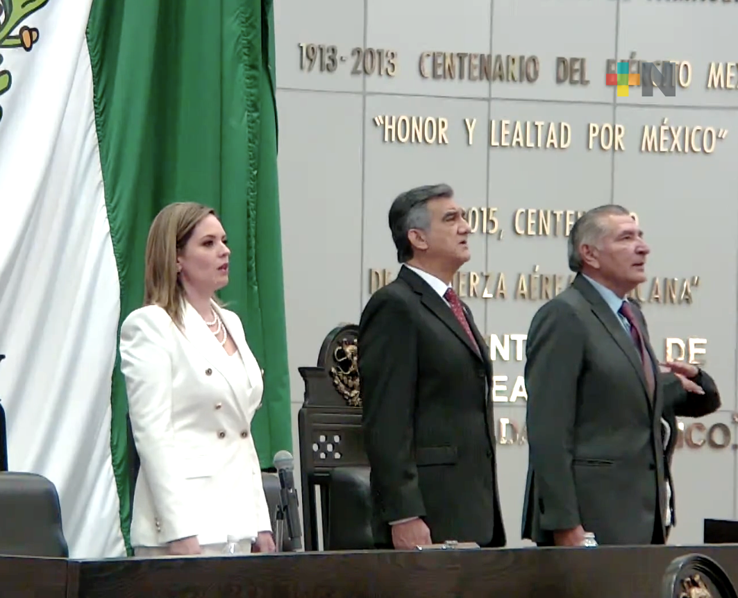 En Congreso del Estado protesta Américo Villarreal como Gobernador de Tamaulipas