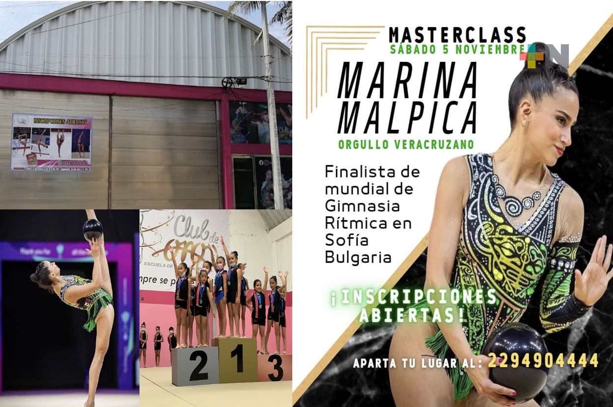 Marina Malpica brindará Master Class en Club de Oro