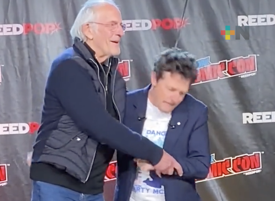 ¿Volvieron al Futuro? Michael J. Fox se reencuentra con Christopher Lloyd