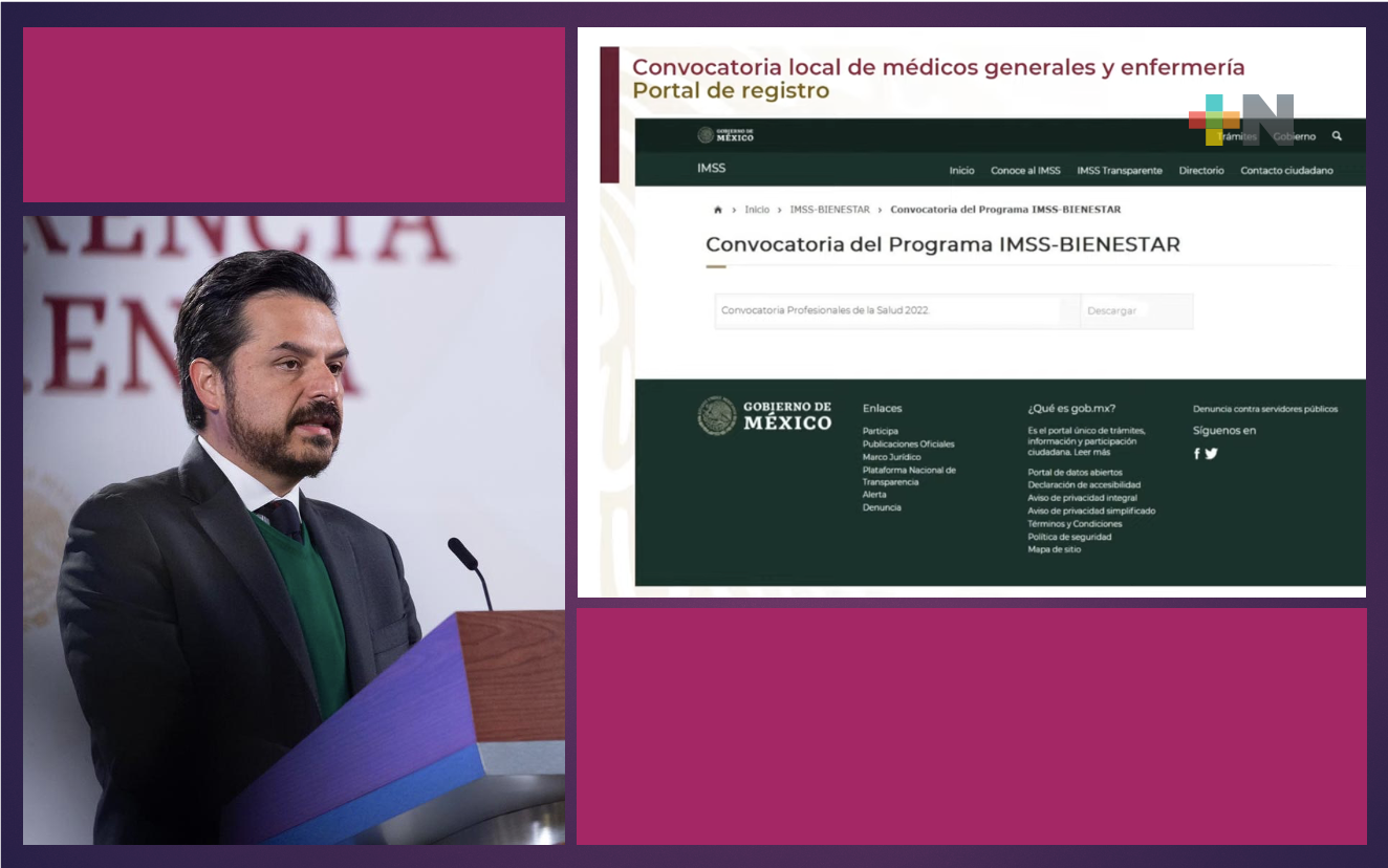 IMSS anuncia convocatoria local de médicos generales y enfermería