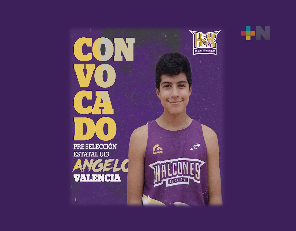 Jugador de Academia Halcones Xalapa reforzará a selección estatal U-13