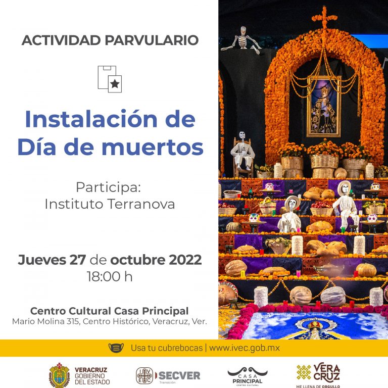 Presenta IVEC la ofrenda de Día de Muertos del Centro Cultural Casa Principal