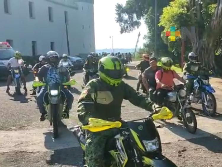Clubes de motociclistas realizaron rodada en Martínez de la Torre