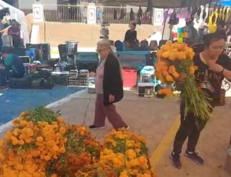 Comerciantes de Huayacocotla buscan reactivar economía por Día de Muertos