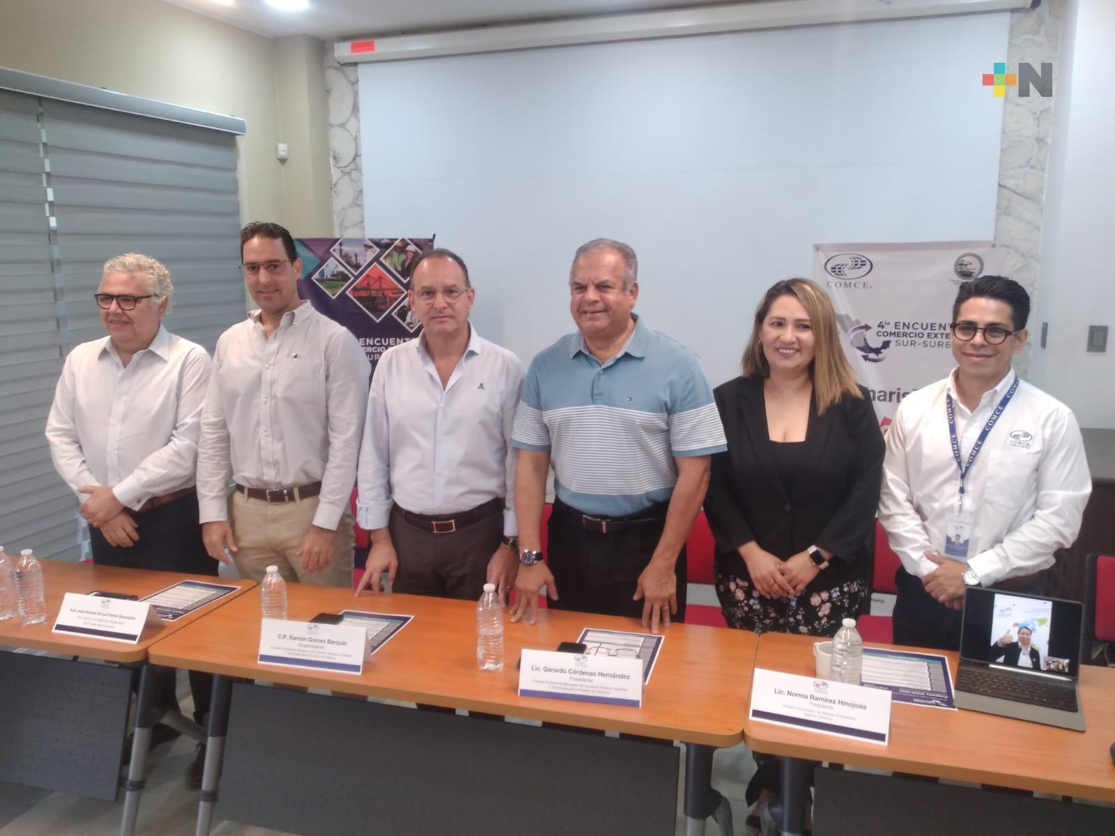 Se realizará Cuarto Encuentro de Comercio Exterior Sur-Sureste el 27 y 28 de octubre