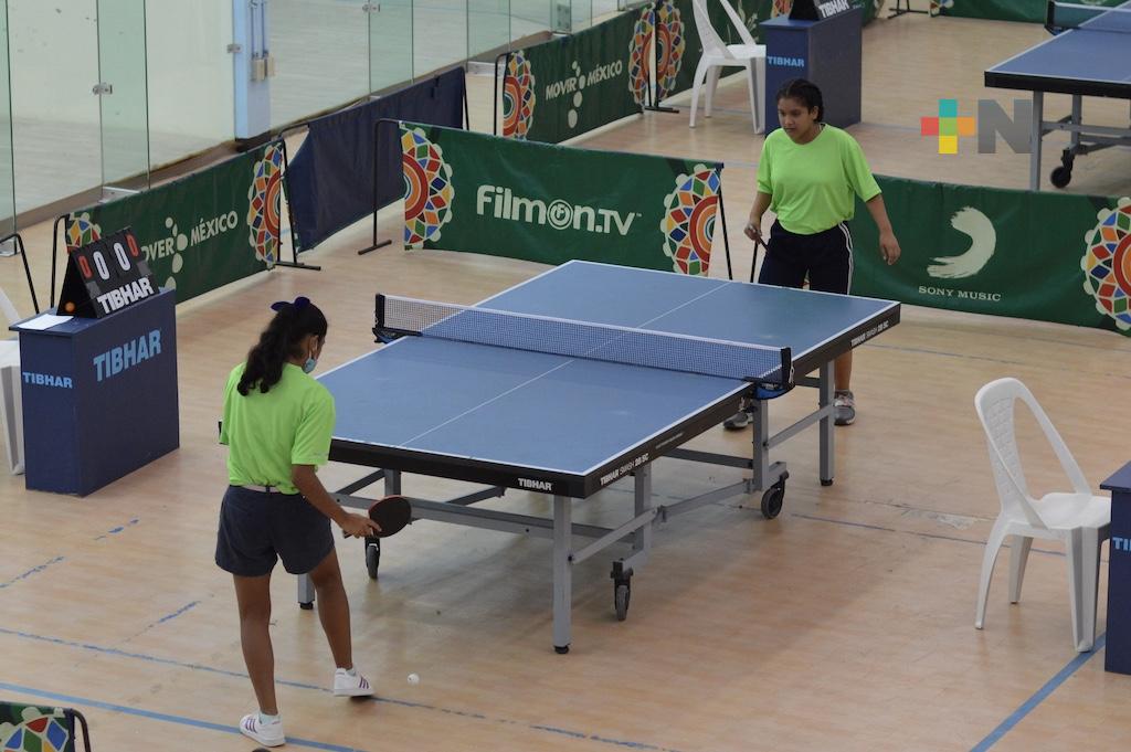 Cumple etapa estatal de Paratenis de Mesa 2022