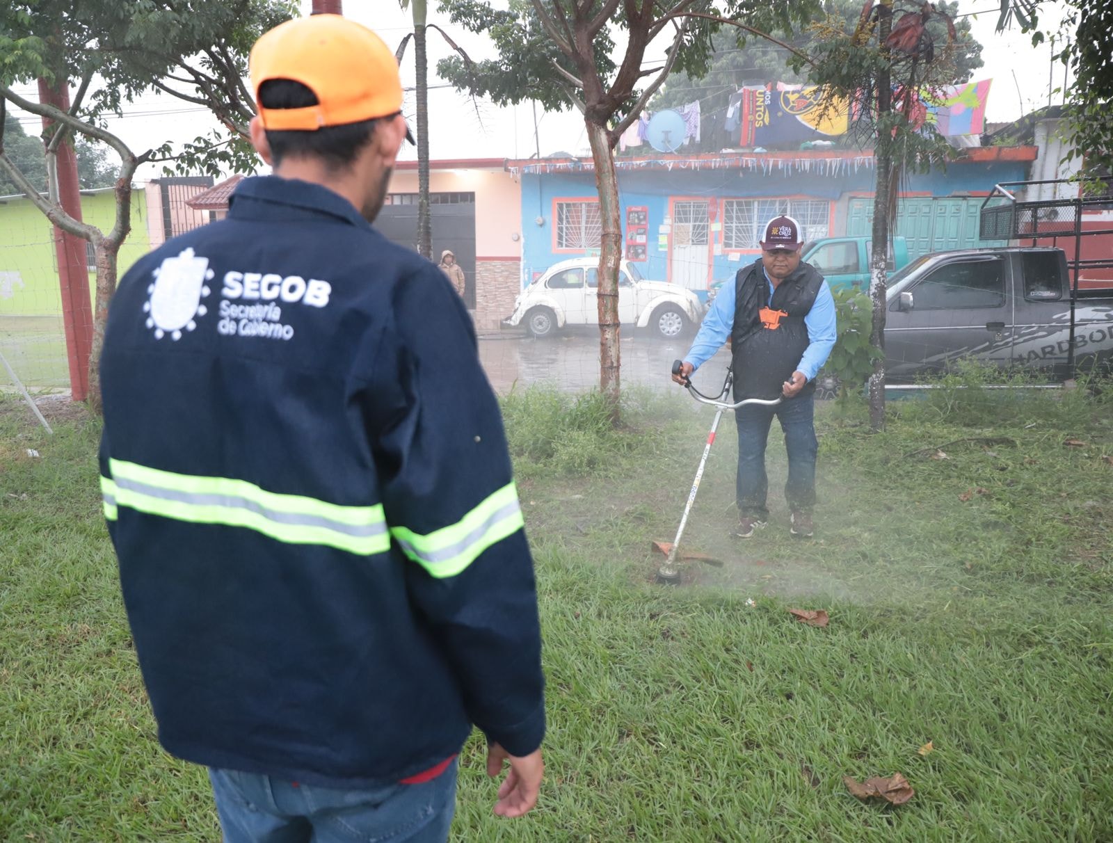 Realiza Secretaría de Gobierno acciones de mejoramiento urbano en Tlapacoyan