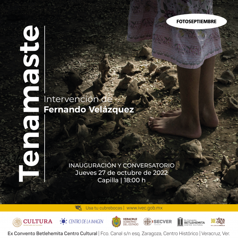 Invita IVEC a la inauguración de la exposición Tenamaste, intervención del artista Fernando Velázquez