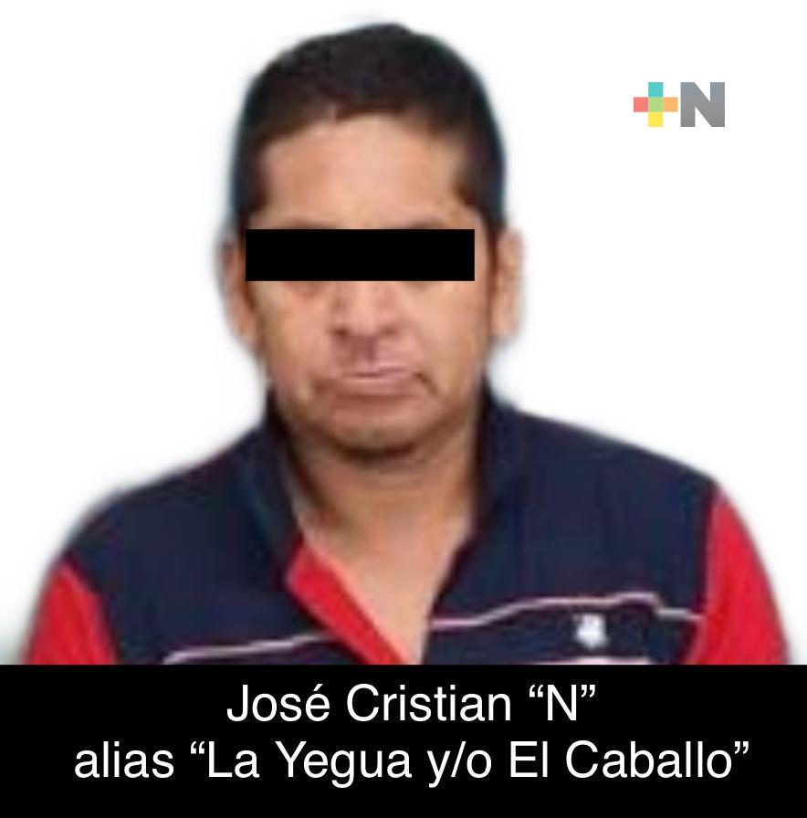 Golpe al Grupo Sombra: SSP captura a José Cristian “N” alias “La Yegua”, en Tuxpan