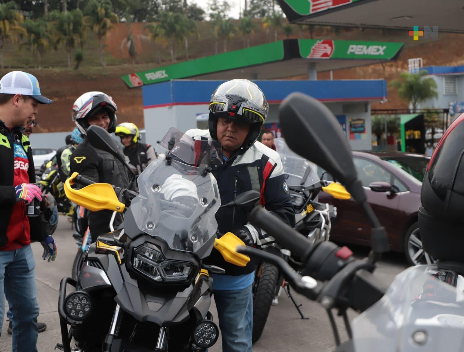 Encabeza Eric Cisneros, «Rodada Orgullo Veracruzano»; de Banderilla a Jalacingo