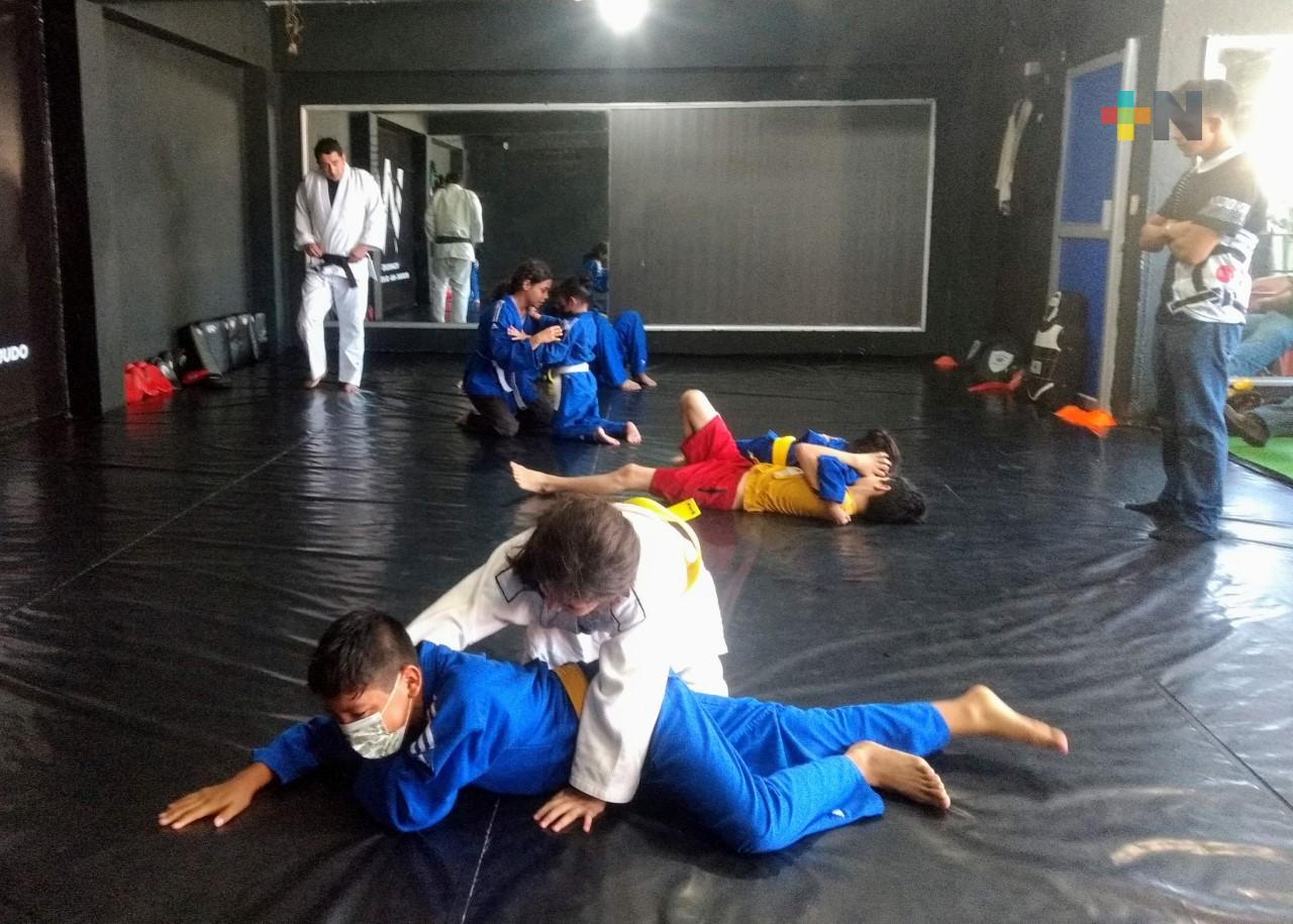 Club de judo en Coatzacoalcos cumple un año de labores
