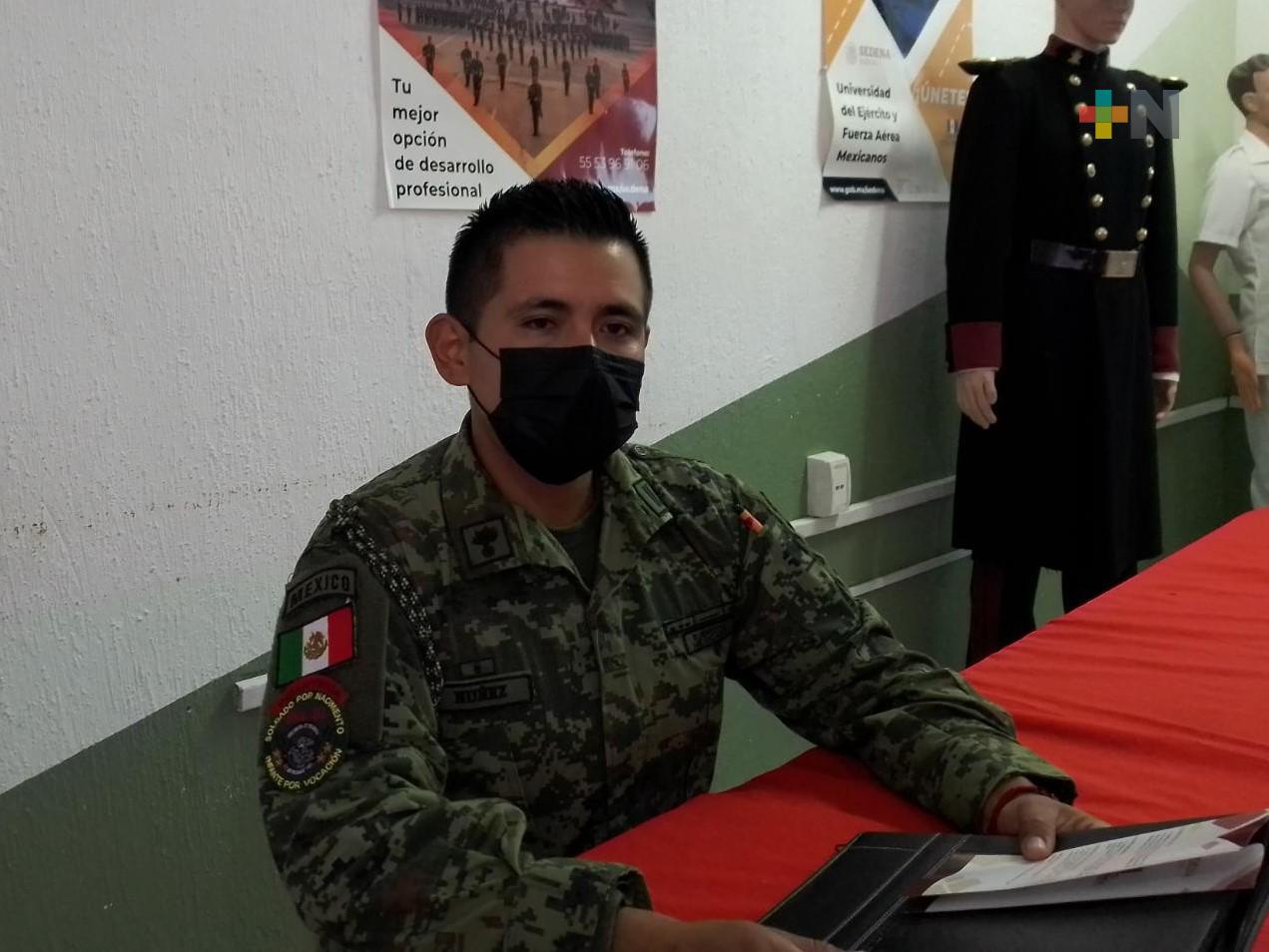 Ha ido en aumento el número de inscritos a la Universidad del Ejército Mexicano