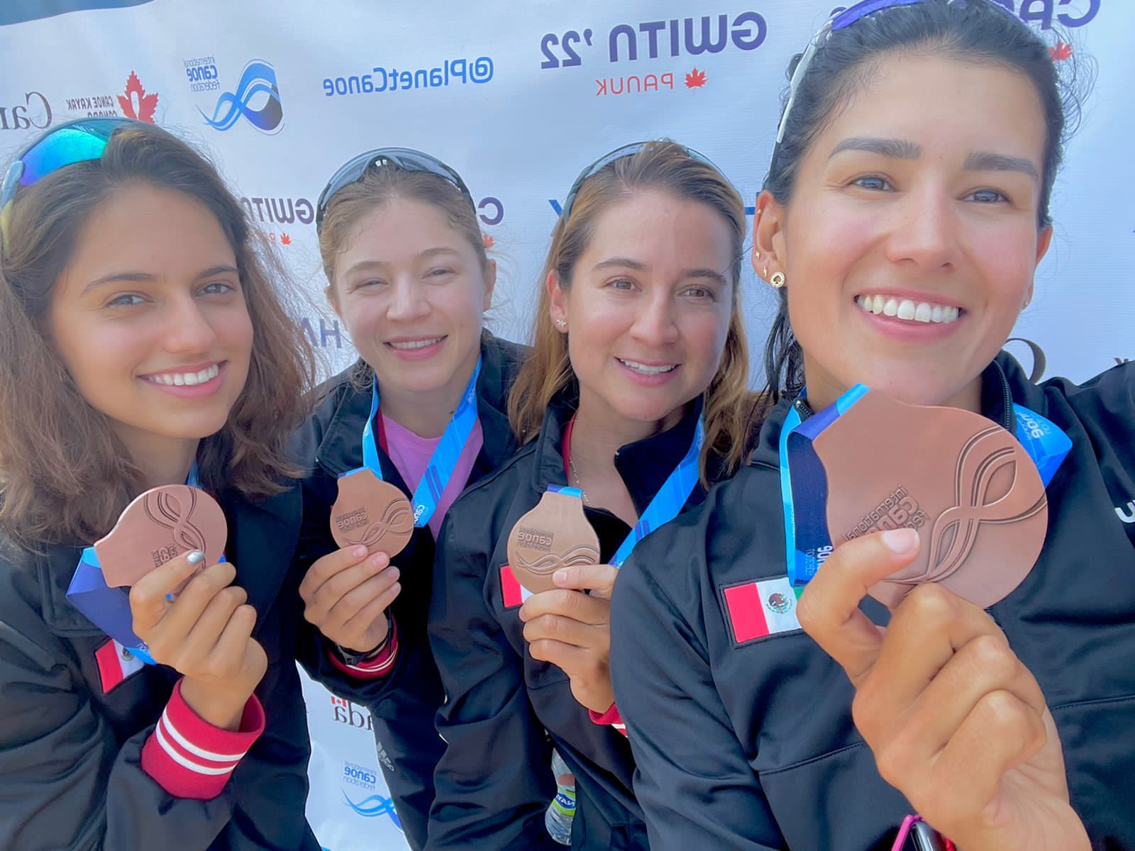 Montemayor, Briones, Alanís y Aburto motivadas por recibir el Premio Nacional de Deportes