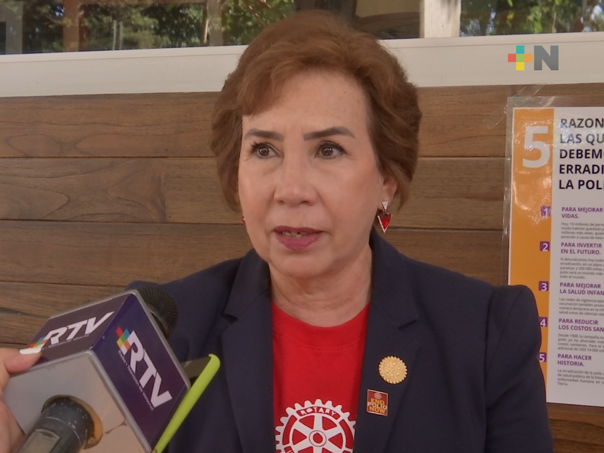 Clubes rotarios tienen la tarea de visibilizar la importancia de erradicar la poliomielitis