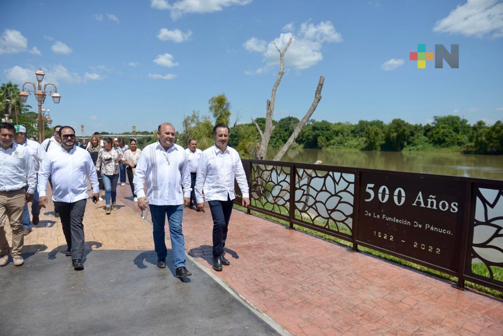 A Pánuco llegó la Transformación, afirma el gobernador Cuitláhuac García