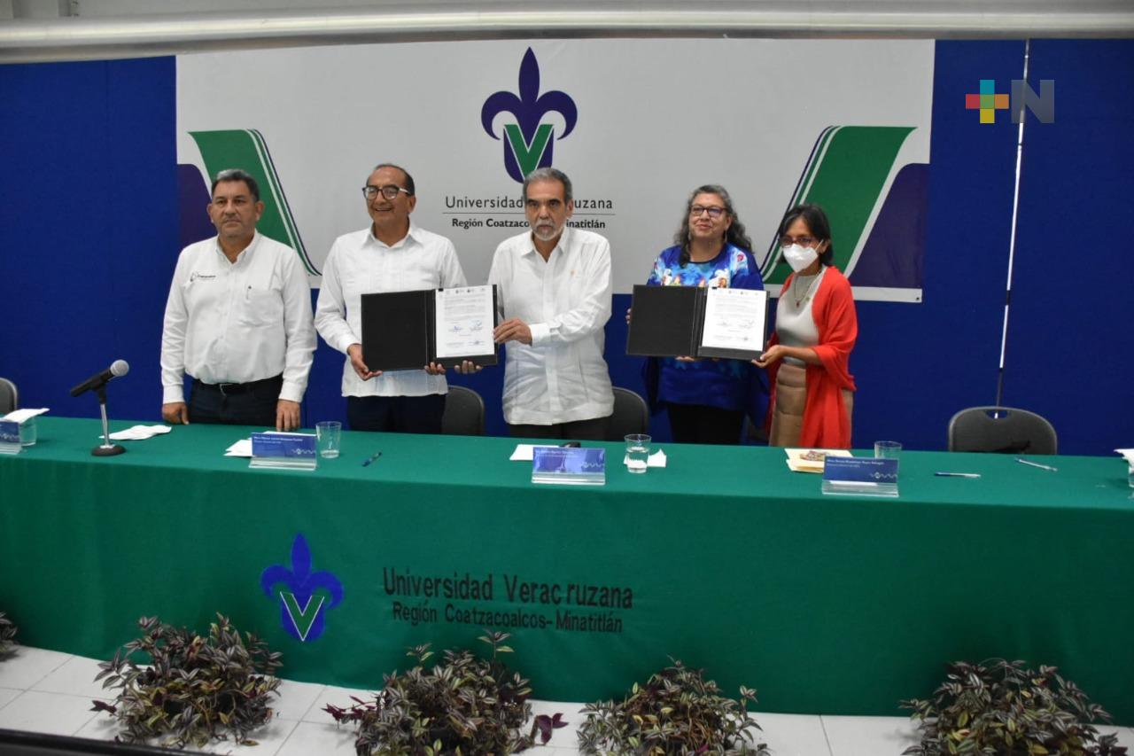 Firman IVEA y UV convenio de alfabetización en favor de 60 mil habitantes del Istmo