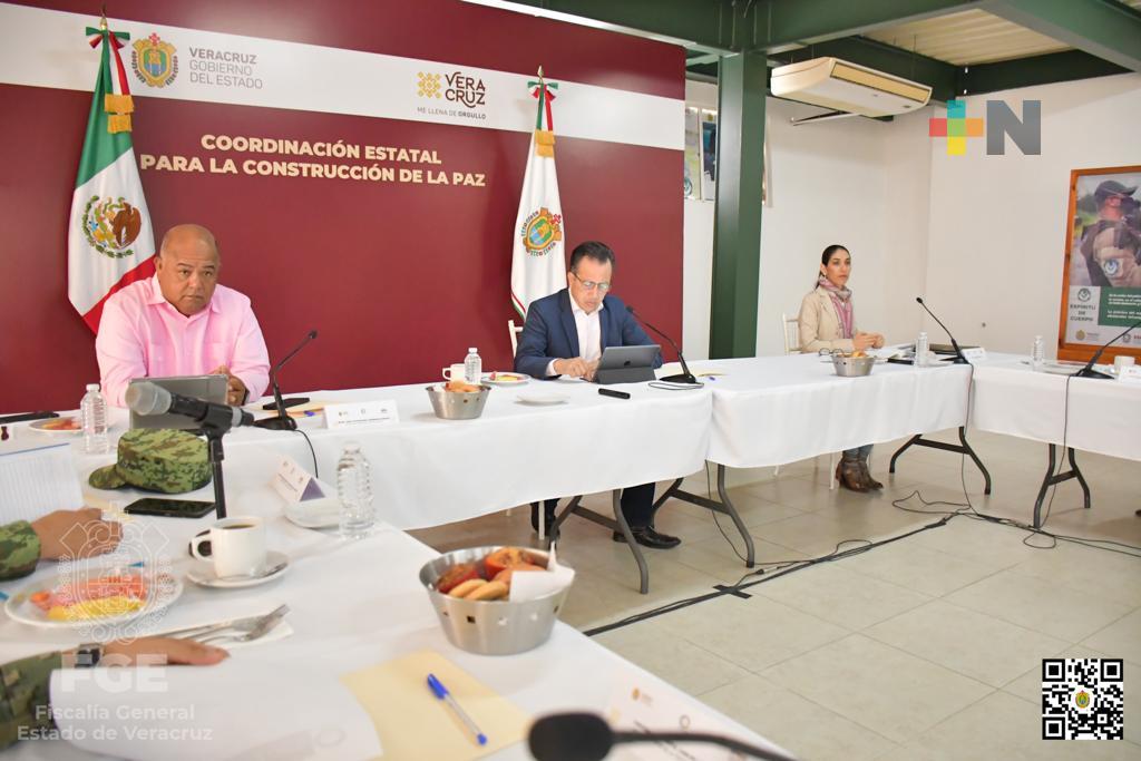 FGE rinde informe en Mesa de Construcción para la Paz