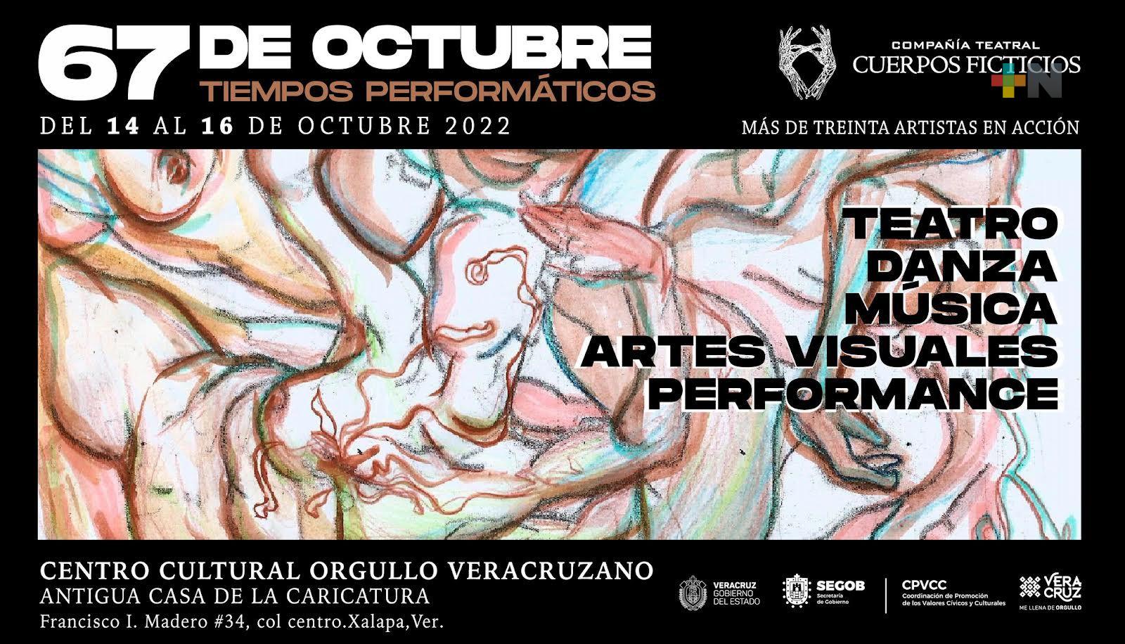 Tiempos Performáticos en centro cultural Orgullo Veracruzano