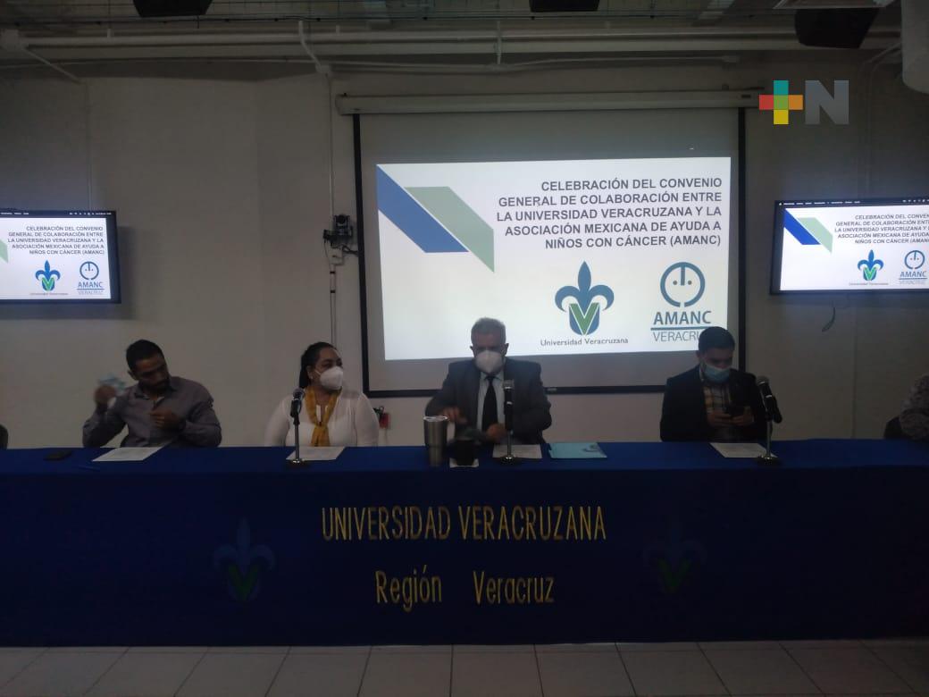 UV y Veracruz AMANC firmaron convenio de colaboración en apoyo a pacientes oncológicos