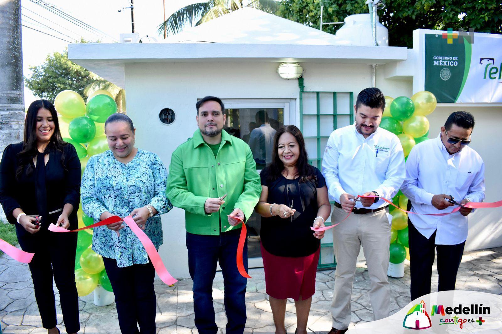 Inauguran oficina de Telecom, en El Tejar