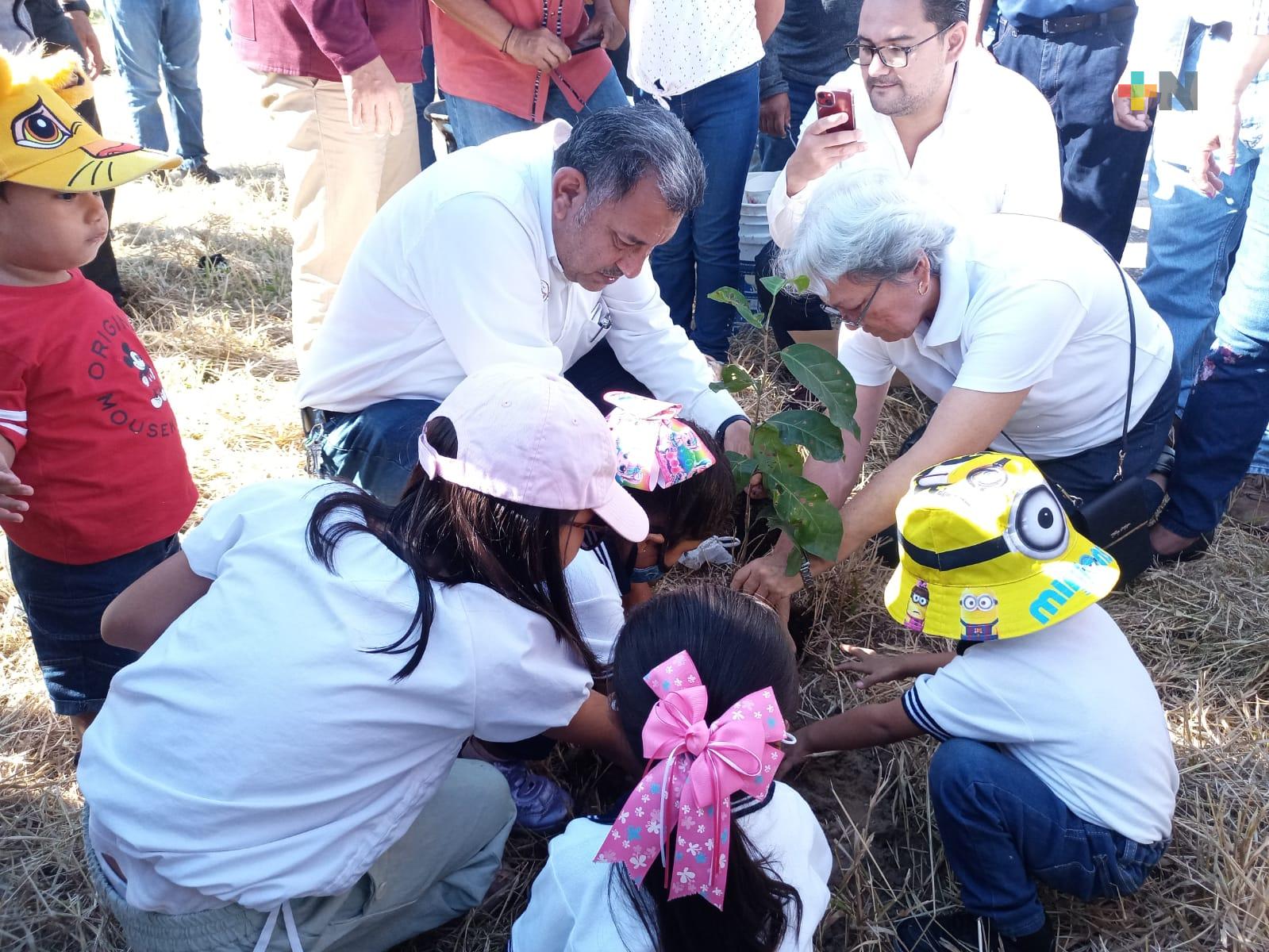 En Coatzacoalcos realizan jornada de «Fabriquemos Agua Reforestando»