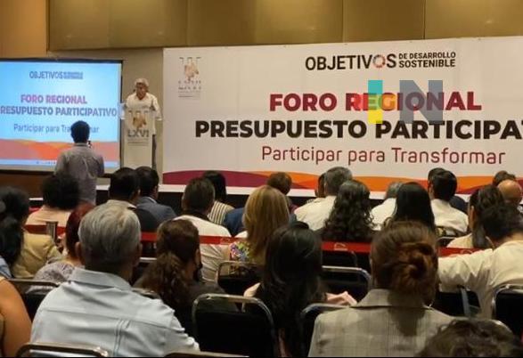 Desarrollan en WTC, el Foro Regional de Presupuesto participativo