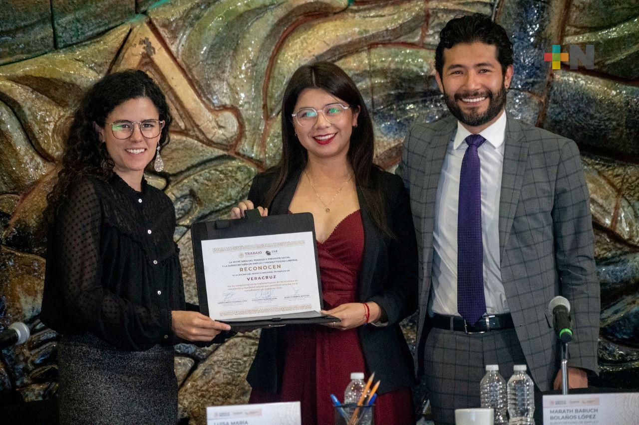 Reconoce la Conferencia Nacional de Secretarios de Trabajo al estado de Veracruz