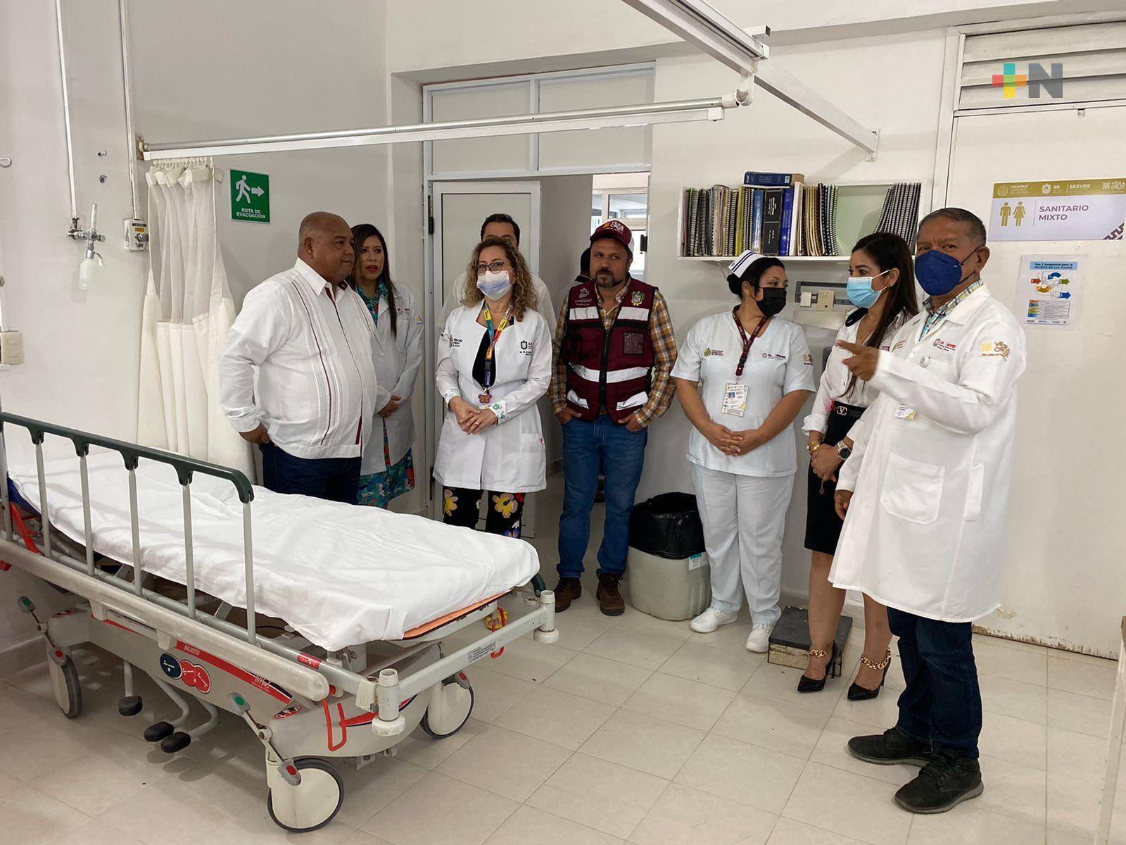 Inaugura Eric Cisneros rehabilitación del hospital general de Cosamaloapan