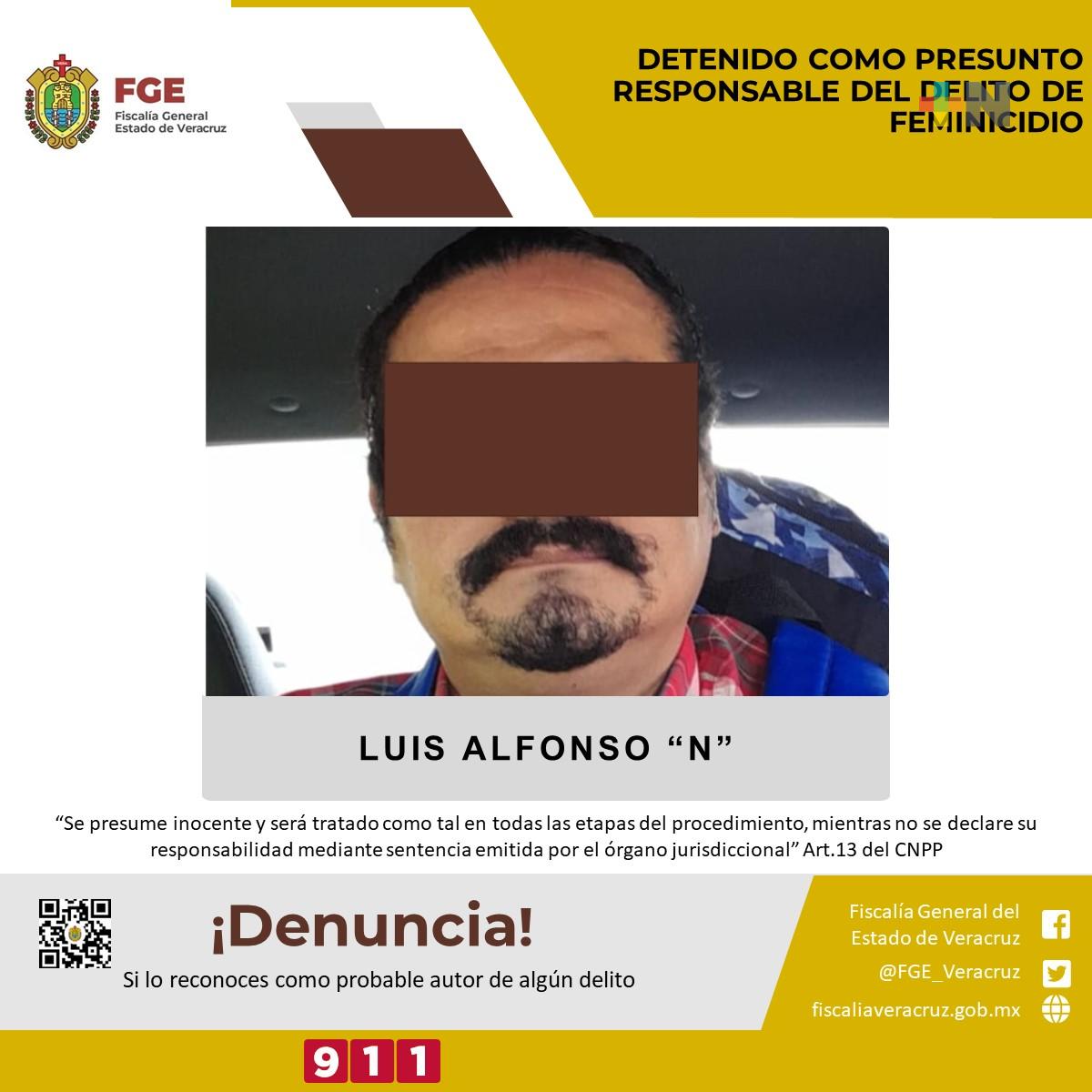 FGE detiene a presunto feminicida en Puebla